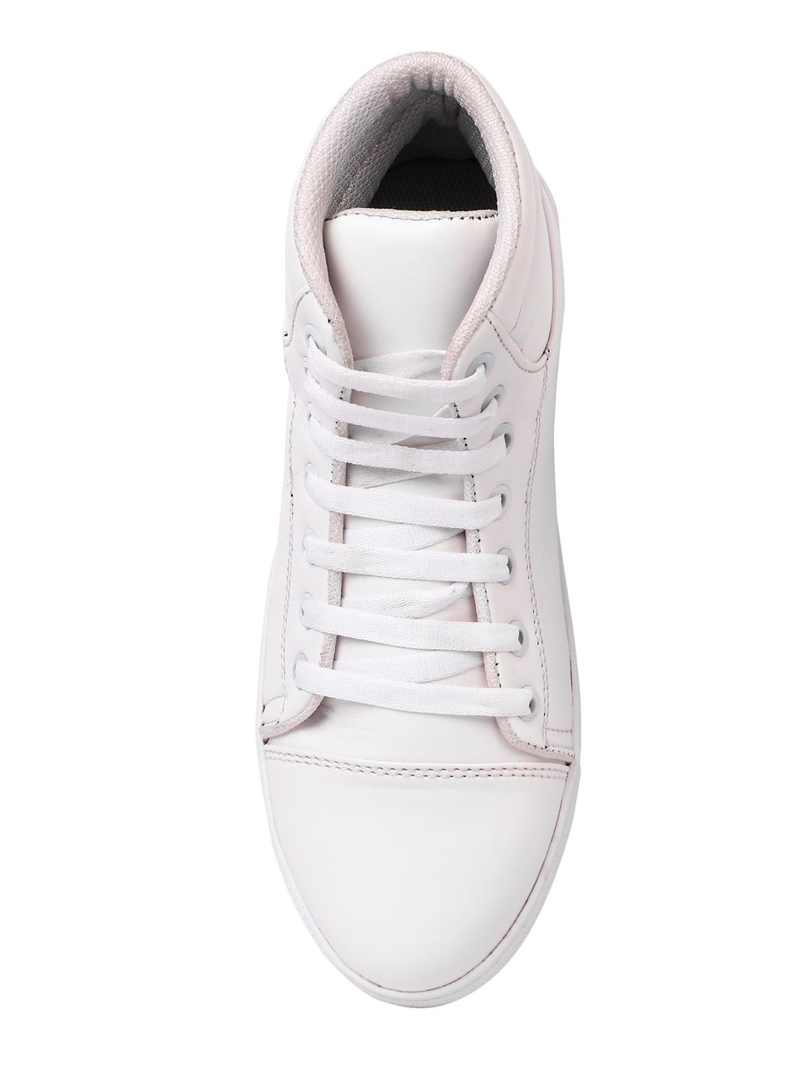 white lace-up sneakers - 16423479 - Zoom Image - 4