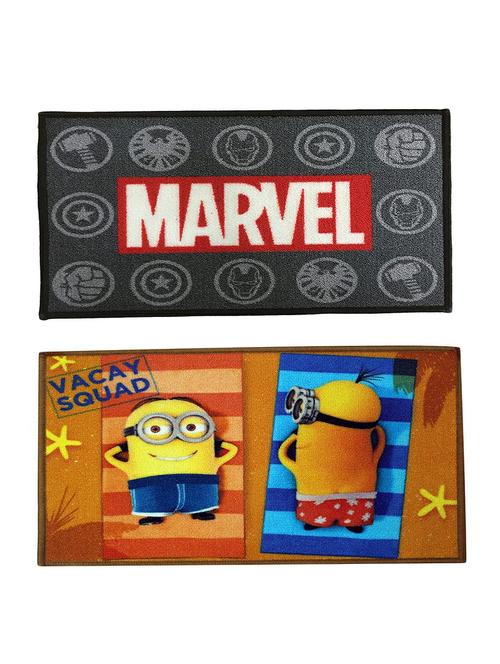 set of 2 multi colored polyester mat - 16423500 - Standard Image - 1