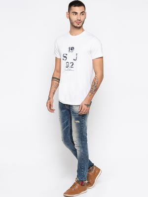 blue heavy washed distressed jeans - 16423928 - Standard Image - 4