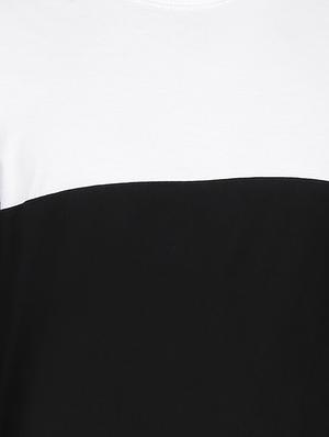 black color block t-shirt - 16425091 - Standard Image - 4