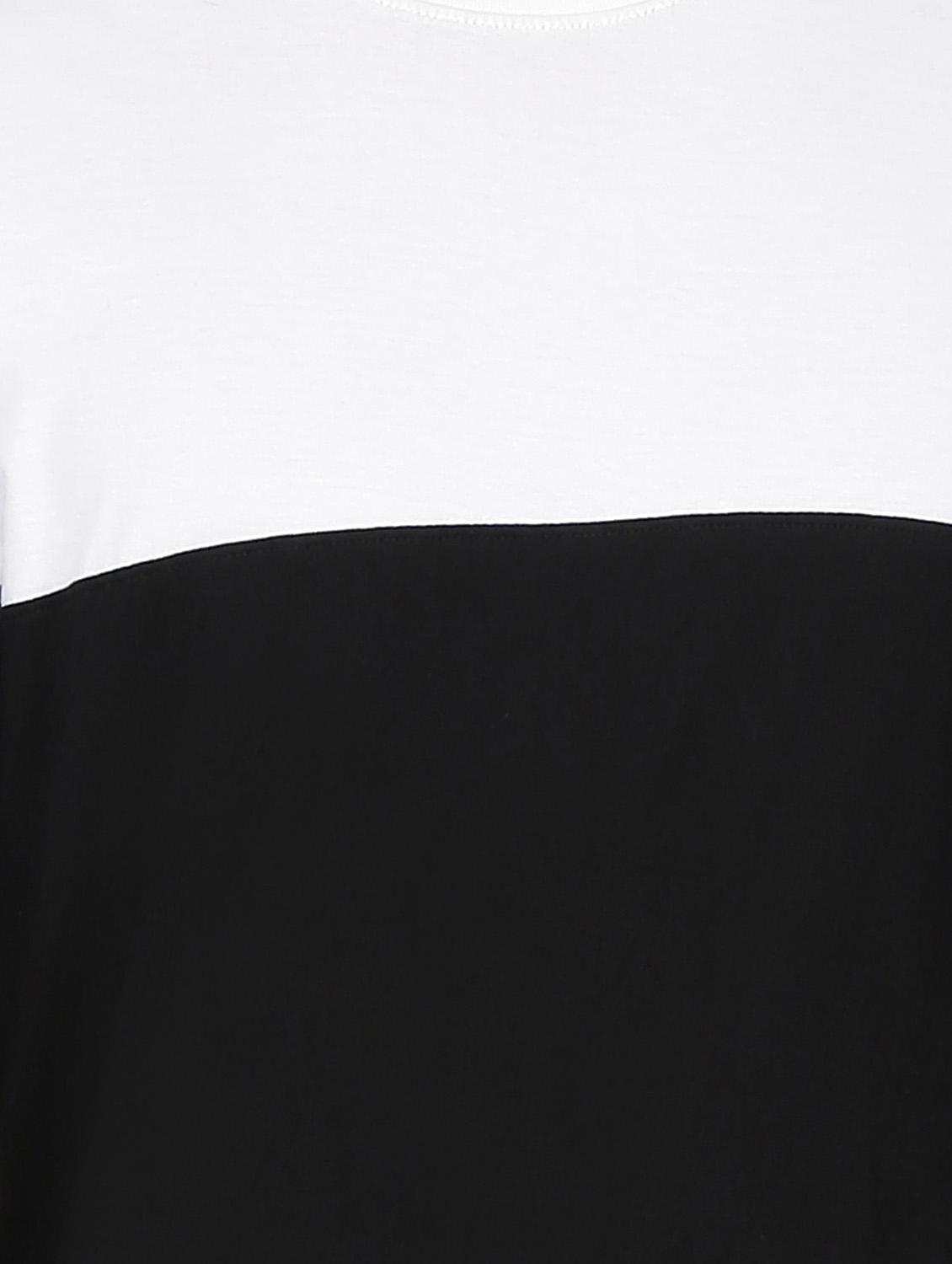black color block t-shirt - 16425091 - Zoom Image - 4