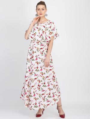floral layered maxi dress - 16427867 - Standard Image - 4