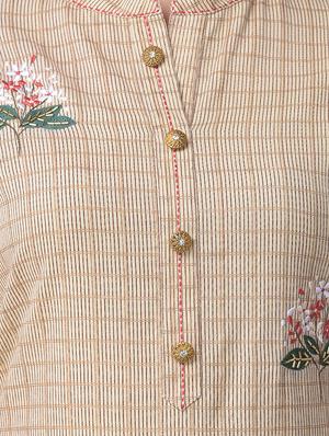 embroidered kurta pant set - 16428350 - Standard Image - 4