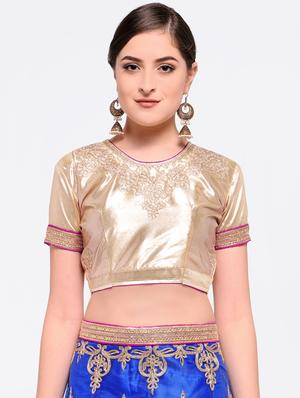 embroidered contrast lehenga - 16428597 - Standard Image - 4