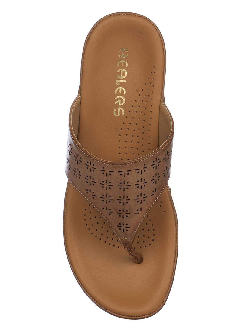 tan toe separator sandals - 16429041 - Zoom Image - 4