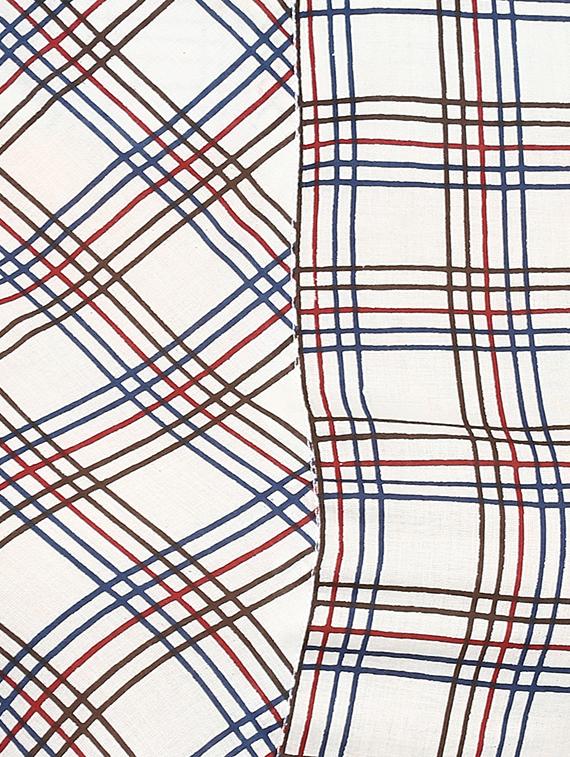 checkered printed straight kurta - 16431704 - Zoom Image - 4