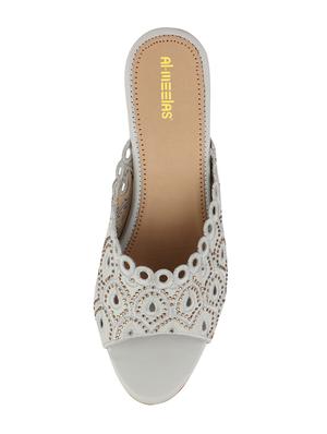grey slip on wedges - 16431742 - Standard Image - 4