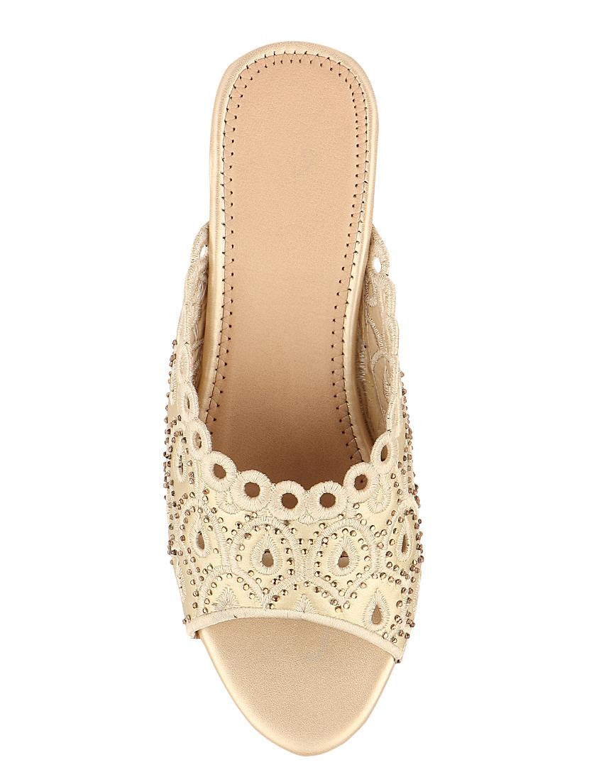 gold slip on wedges - 16431744 - Zoom Image - 4