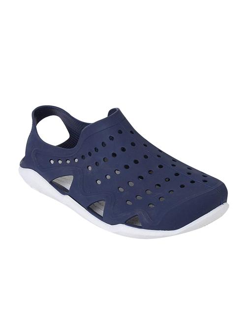 Longwalk blue rubber slip on clogs - 16432274 - Standard Image - 1