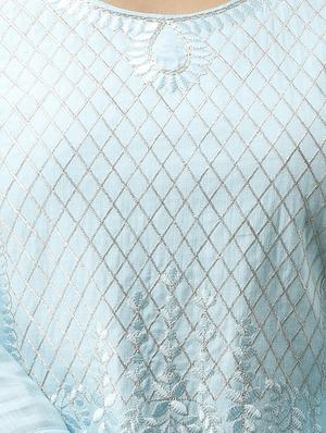 embroidered straight kurta - 16432346 - Standard Image - 4