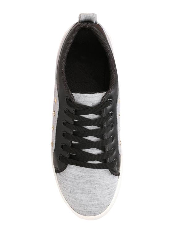 grey lace-up sneakers - 16435719 - Zoom Image - 4