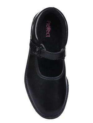 black leatherette ballerinas - 16435755 - Standard Image - 4