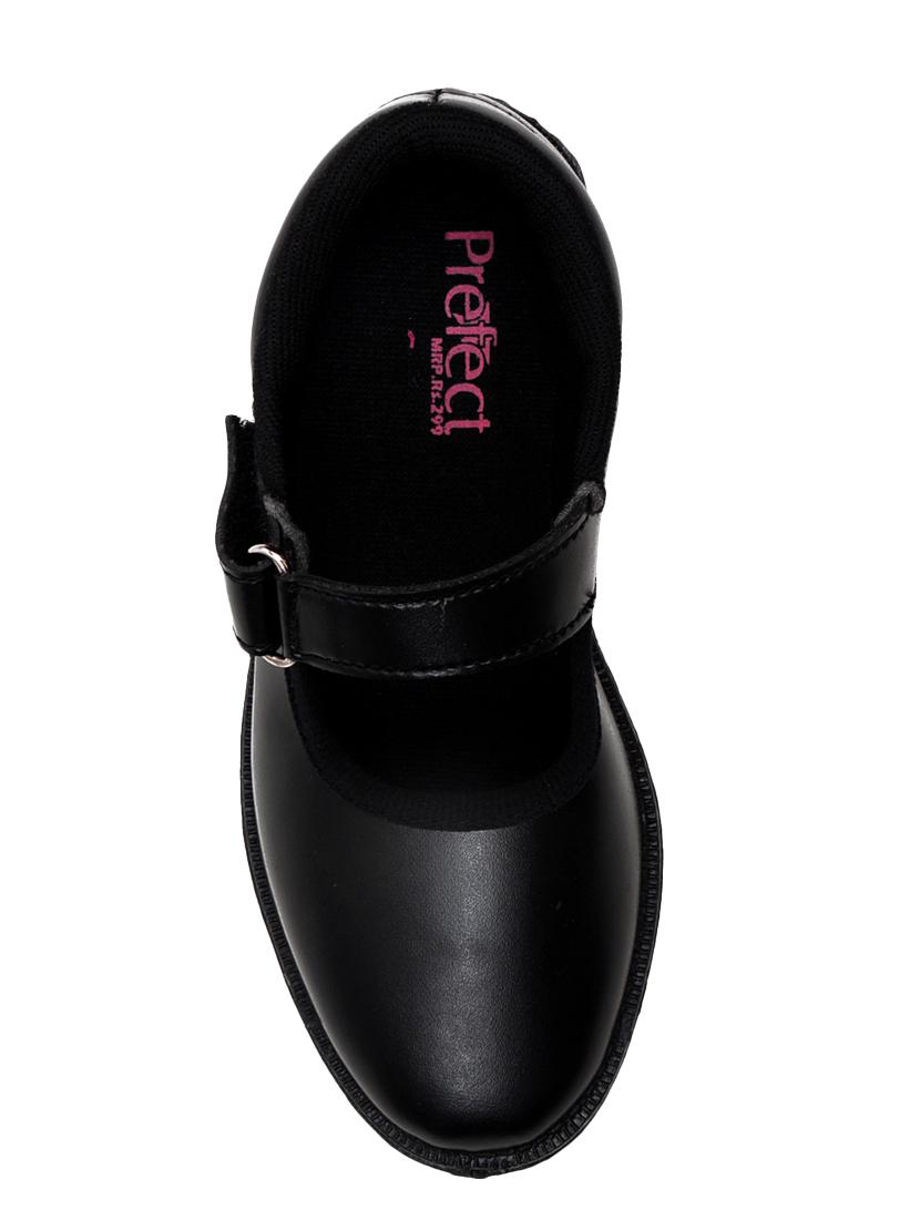black leatherette ballerinas - 16435759 - Zoom Image - 4