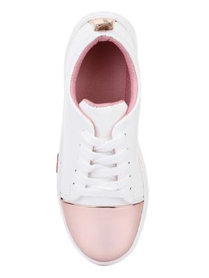 white lace-up sneakers - 16436347 - Standard Image - 4