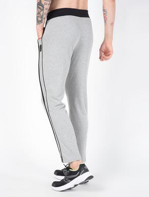grey side striped full length track pant - 16437959 - Standard Image - 4