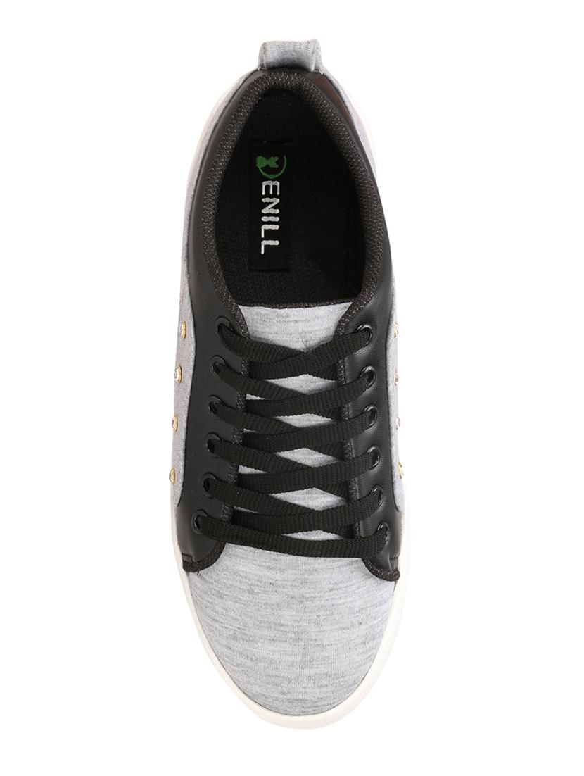 grey lace-up sneakers - 16438077 - Zoom Image - 4