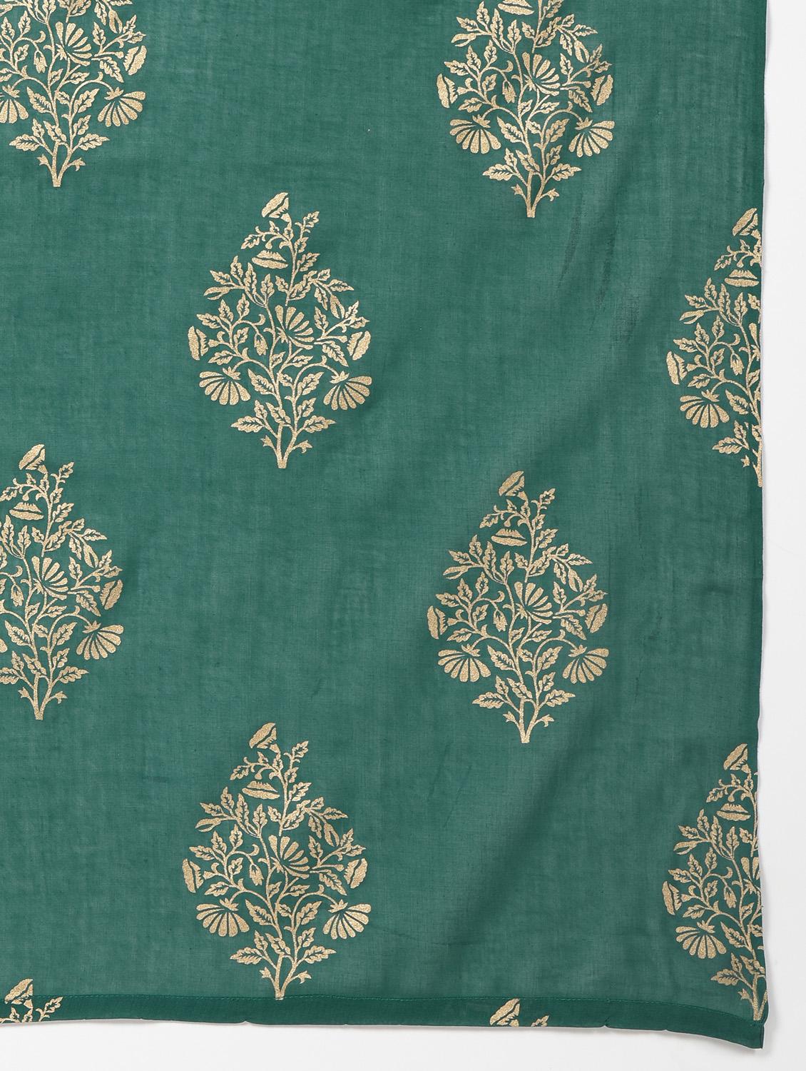 solid straight kurta palazzo with dupatta set - 16438487 - Zoom Image - 7