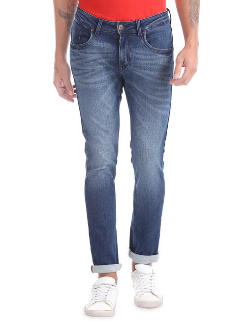 blue light washed jeans - 16440114 - Very Small Image - 1