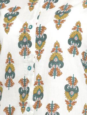digital printed straight kurta - 16441171 - Standard Image - 4