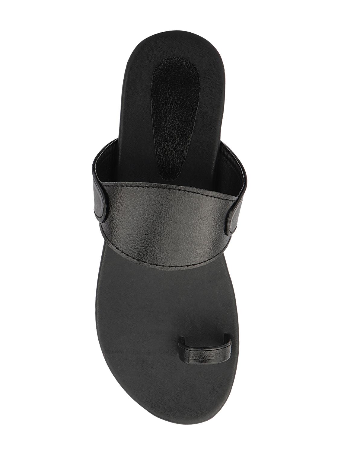 black one toe sandals - 16441553 - Zoom Image - 4