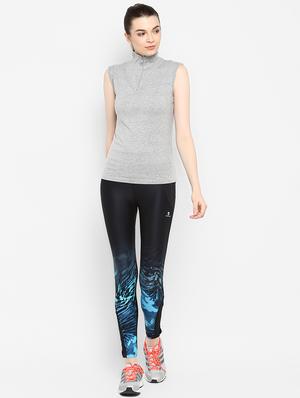 turtle neck zip detail tee - 16443254 - Standard Image - 4