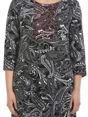 paisley printed high-low kurta - 16443720 - Standard Image - 4