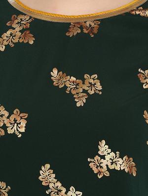 gold foil printed kurta sharara suit set - 16445200 - Standard Image - 4