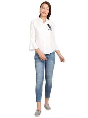 bell sleeved quirky top - 16446952 - Standard Image - 4