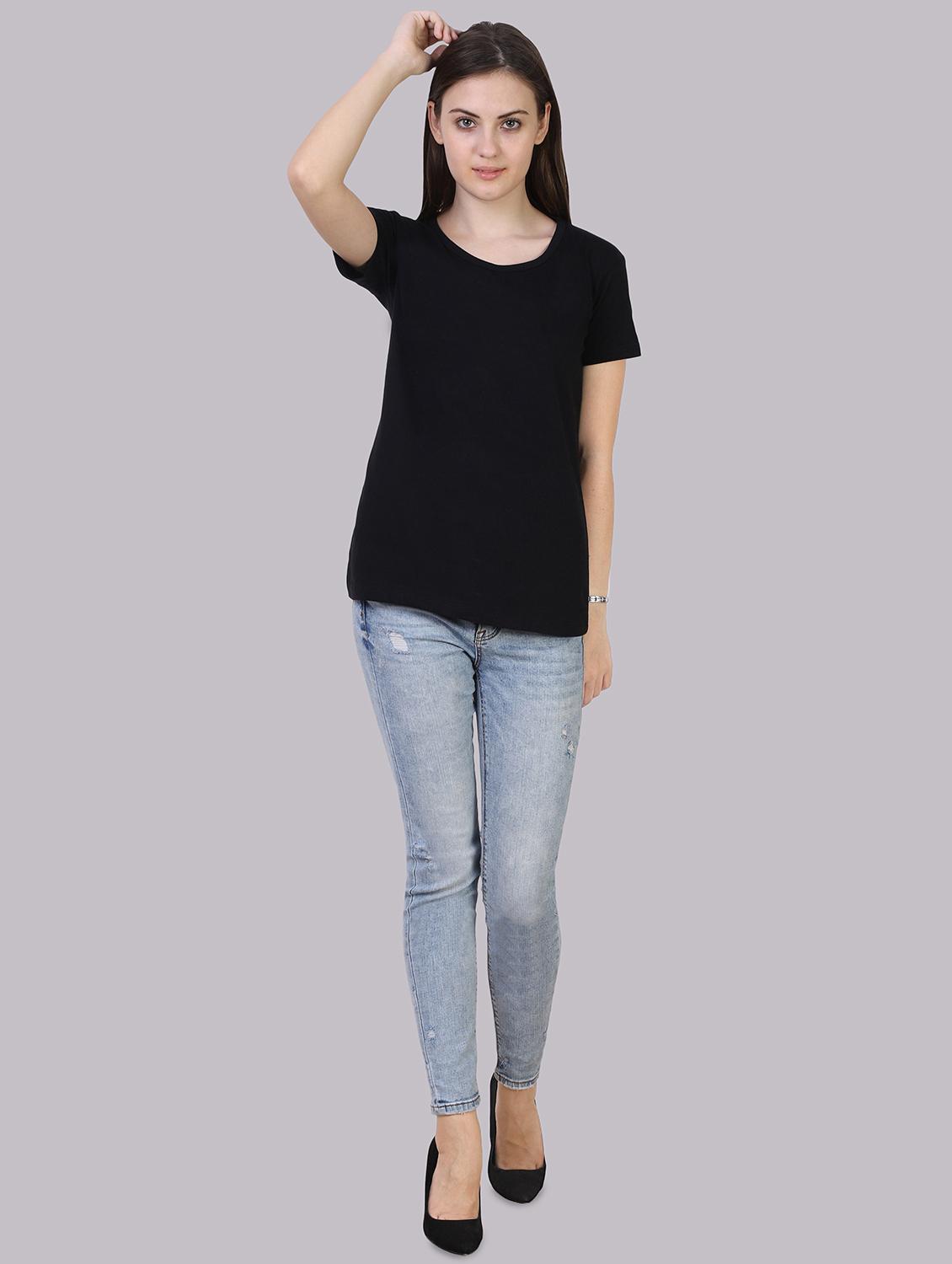 round neck solid tee - 16447090 - Zoom Image - 4