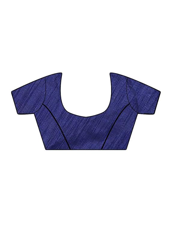 embroidered ruffle fusion saree with blouse - 16449224 - Zoom Image - 4