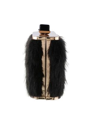 black metal regular clutch - 16450129 - Standard Image - 4