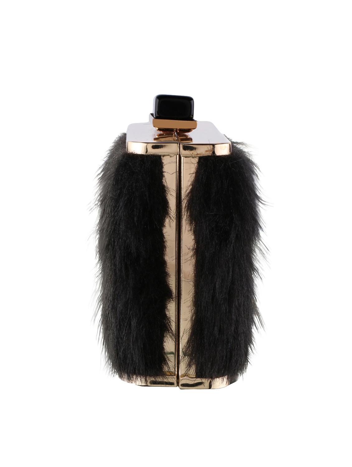 black metal regular clutch - 16450129 - Zoom Image - 4