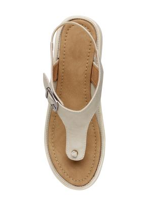 beige back strap sandals - 16450158 - Standard Image - 4