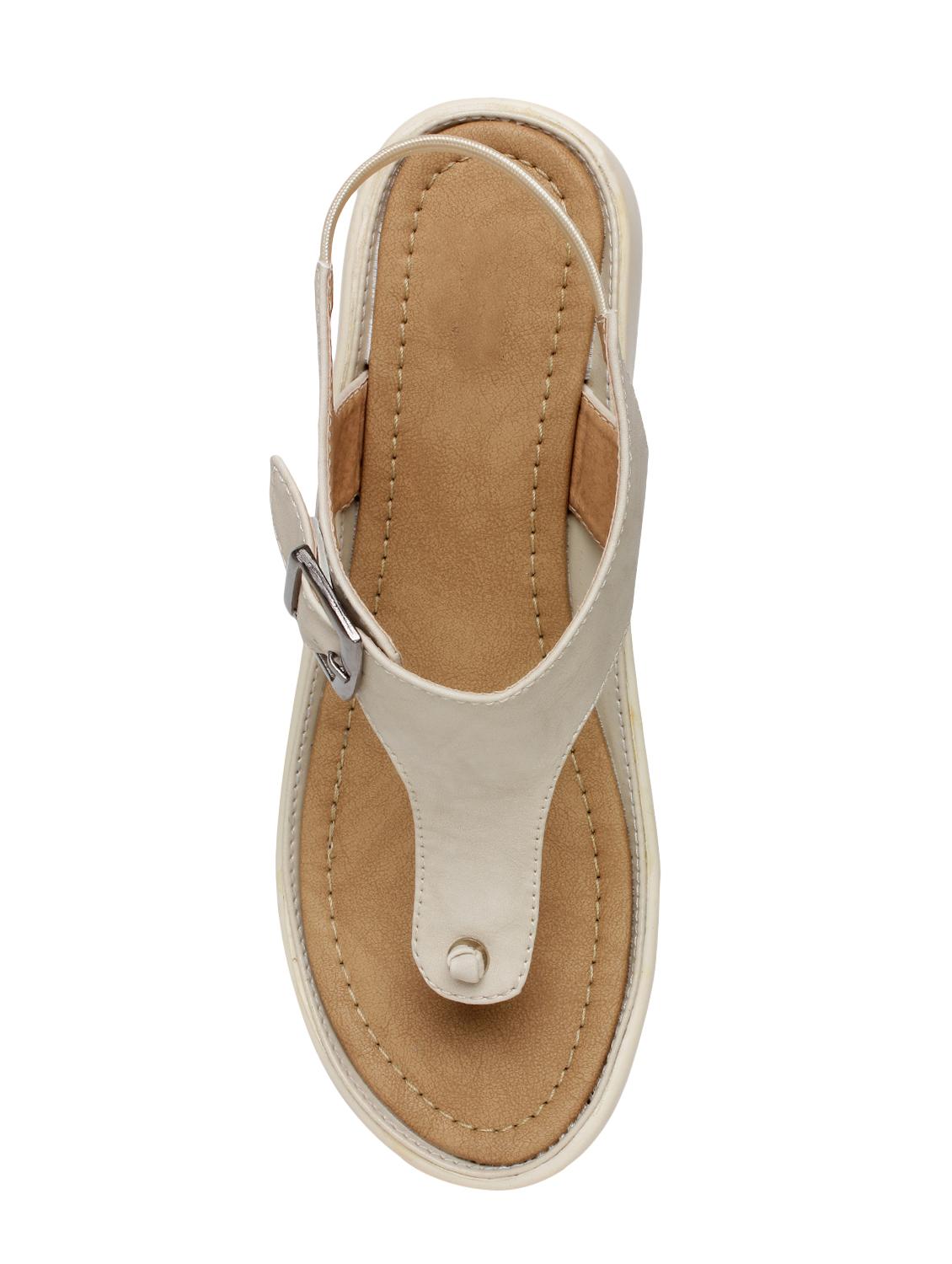 beige back strap sandals - 16450158 - Zoom Image - 4
