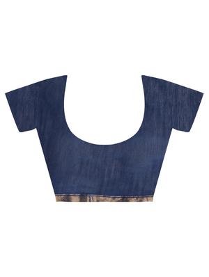 contrast shades tie & dye saree with blouse - 16450393 - Standard Image - 4