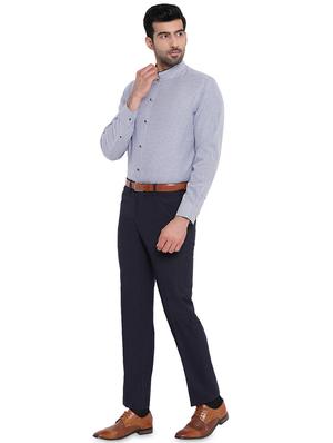 blue printed casual shirt - 16451330 - Standard Image - 4