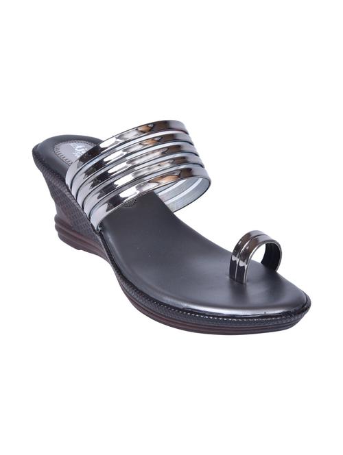 silver one toe wedges - 16451590 - Very Small Image - 1