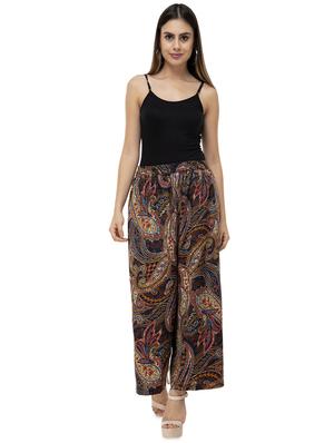 high rise paisley palazzo - 16456156 - Standard Image - 4