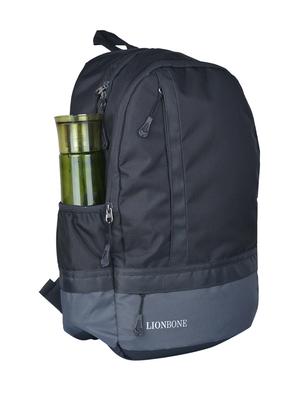 blackgrey polyester backpack - 16456166 - Standard Image - 4