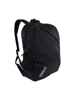 black polyester backpack - 16456307 - Standard Image - 4