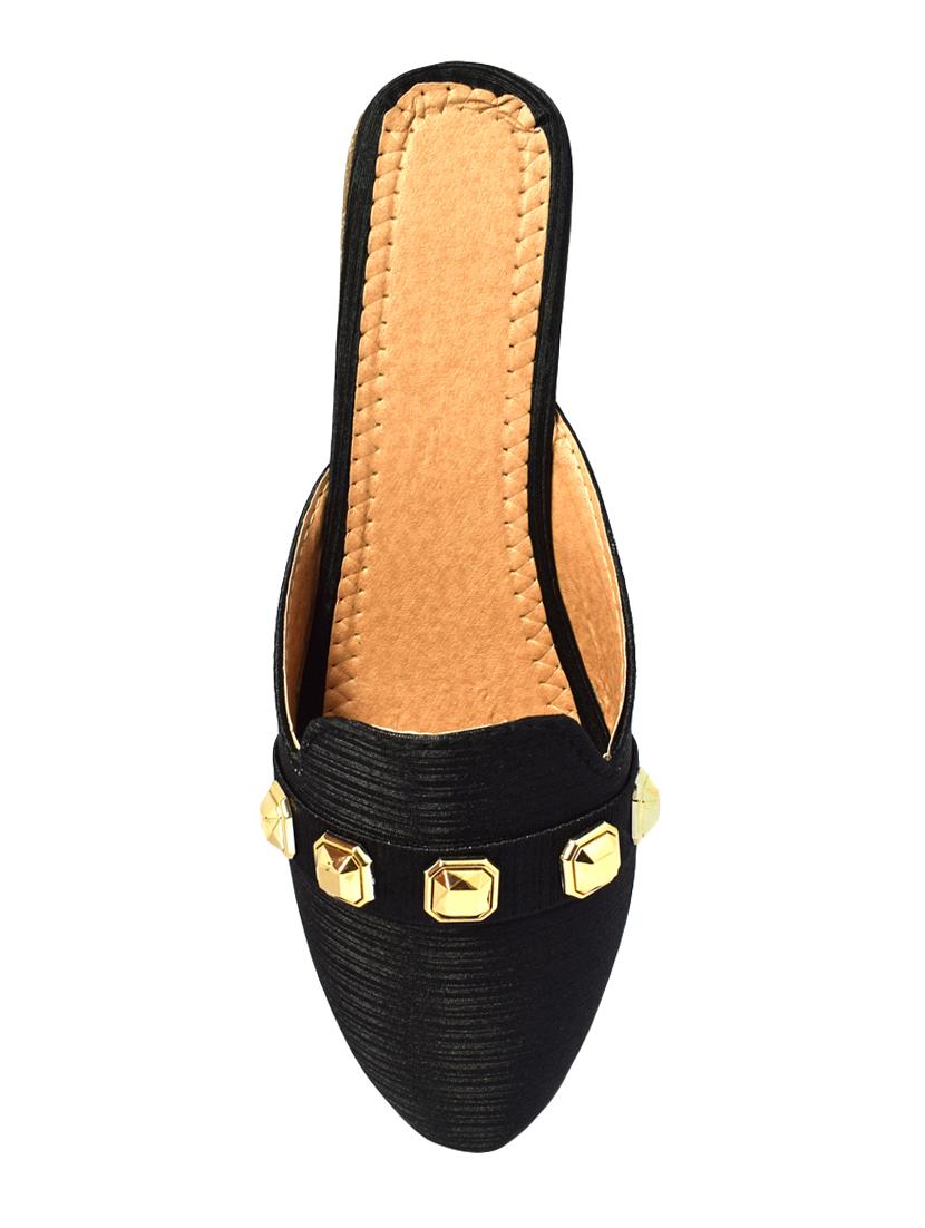black slip on flip flops - 16457260 - Zoom Image - 4