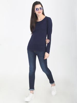 round neck long sleeved tee - 16457729 - Standard Image - 4