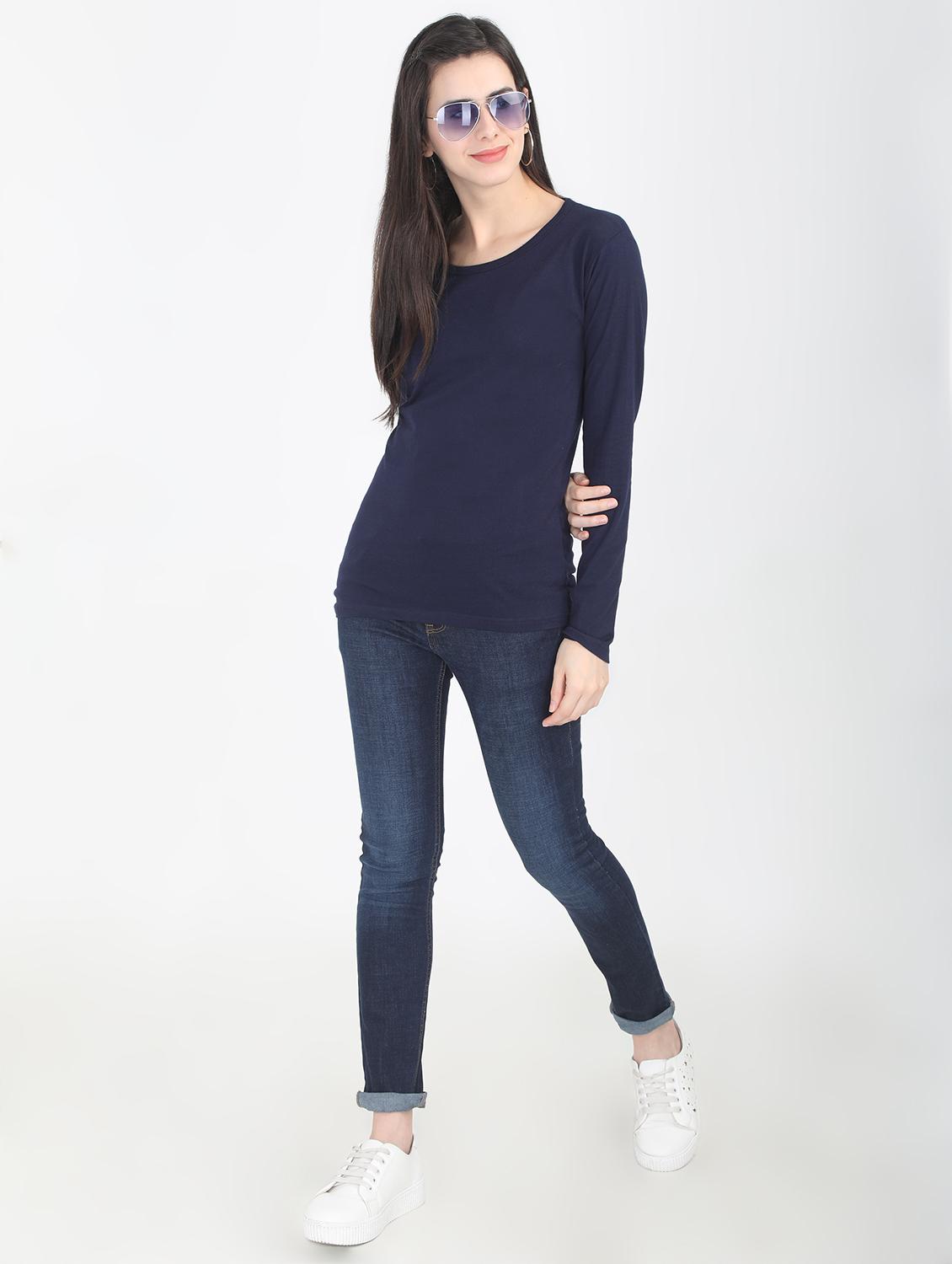 round neck long sleeved tee - 16457729 - Zoom Image - 4