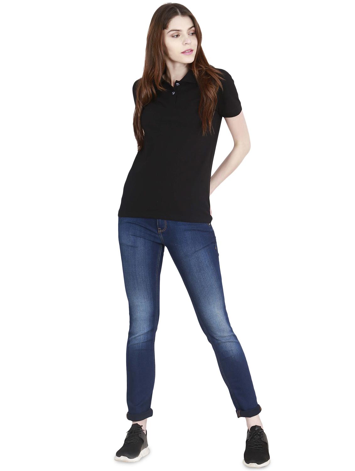 solid polo neck tee - 16457906 - Zoom Image - 4