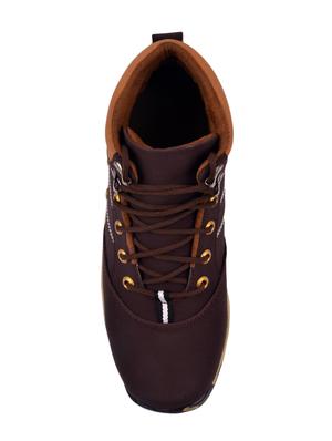 aadi shoes brown leatherette high ankle boots - 16458214 - Standard Image - 4