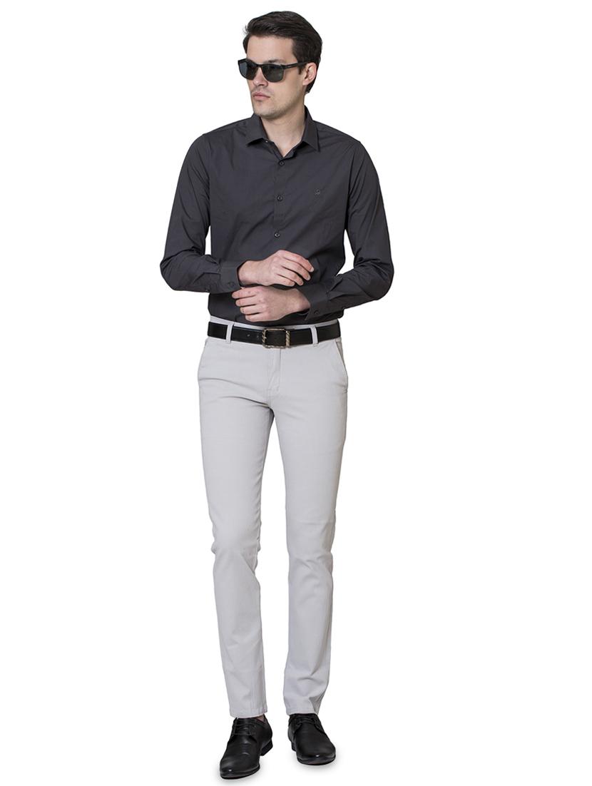 grey solid chinos - 16458273 - Zoom Image - 4