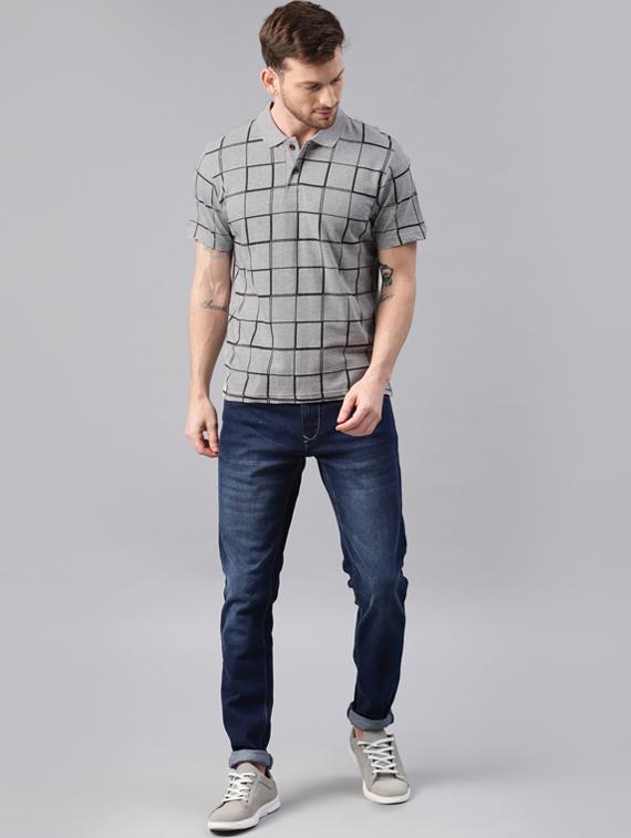 grey checkered t-shirt - 16461013 - Zoom Image - 4
