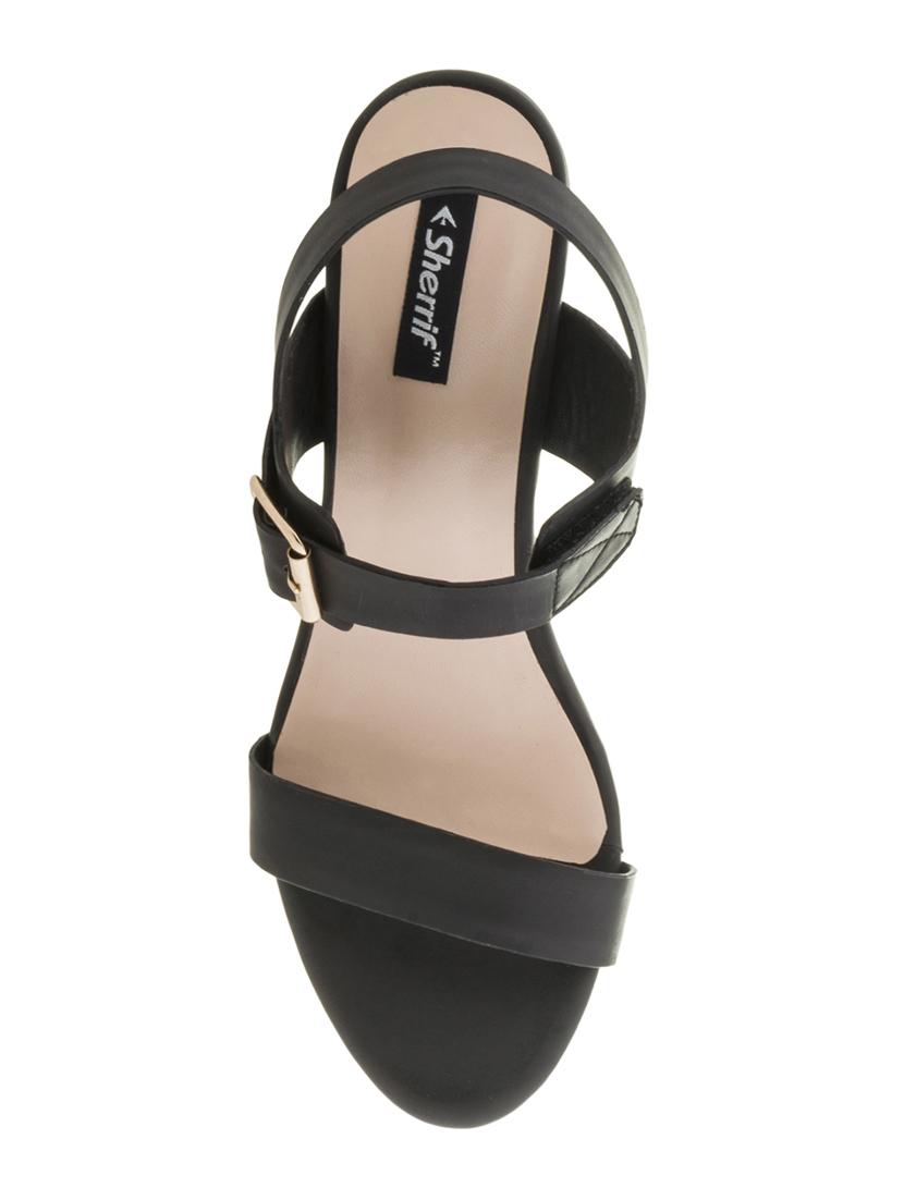 black back strap sandals - 16462013 - Zoom Image - 4