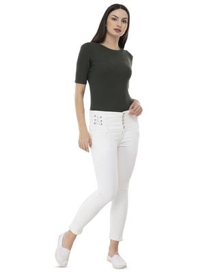 button up criss cross detail jean - 16462727 - Standard Image - 4