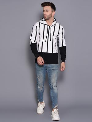 white striped cut & sew t-shirt - 16462769 - Standard Image - 4